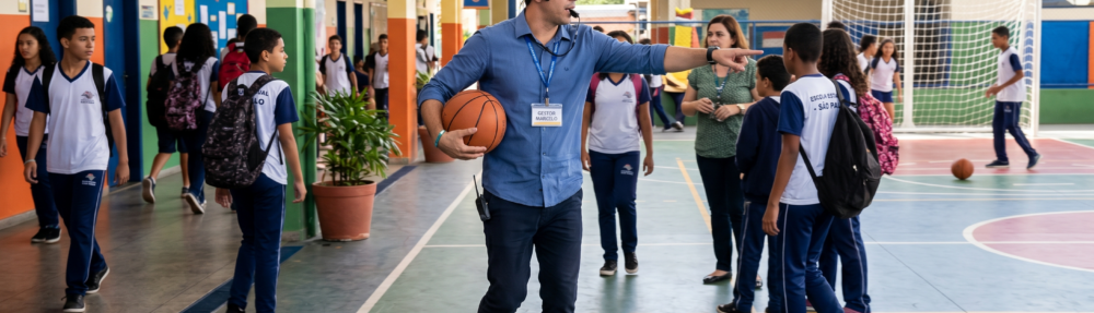 O gestor escolar não é o técnico, é o armador do jogo