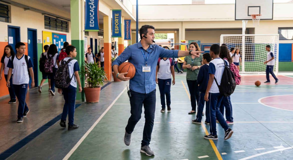 O gestor escolar não é o técnico, é o armador do jogo