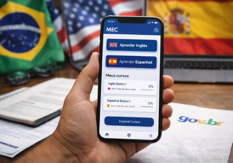 MEC amplia acesso à educação gratuita com plataformas de livros digitais e cursos de idiomas